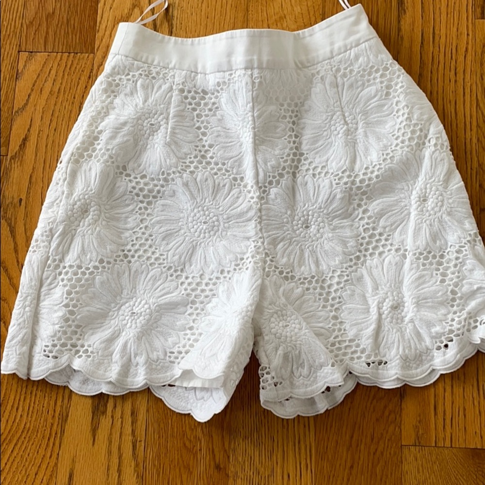N Nicholas lace sunflower shorts NWT Sz2 $355